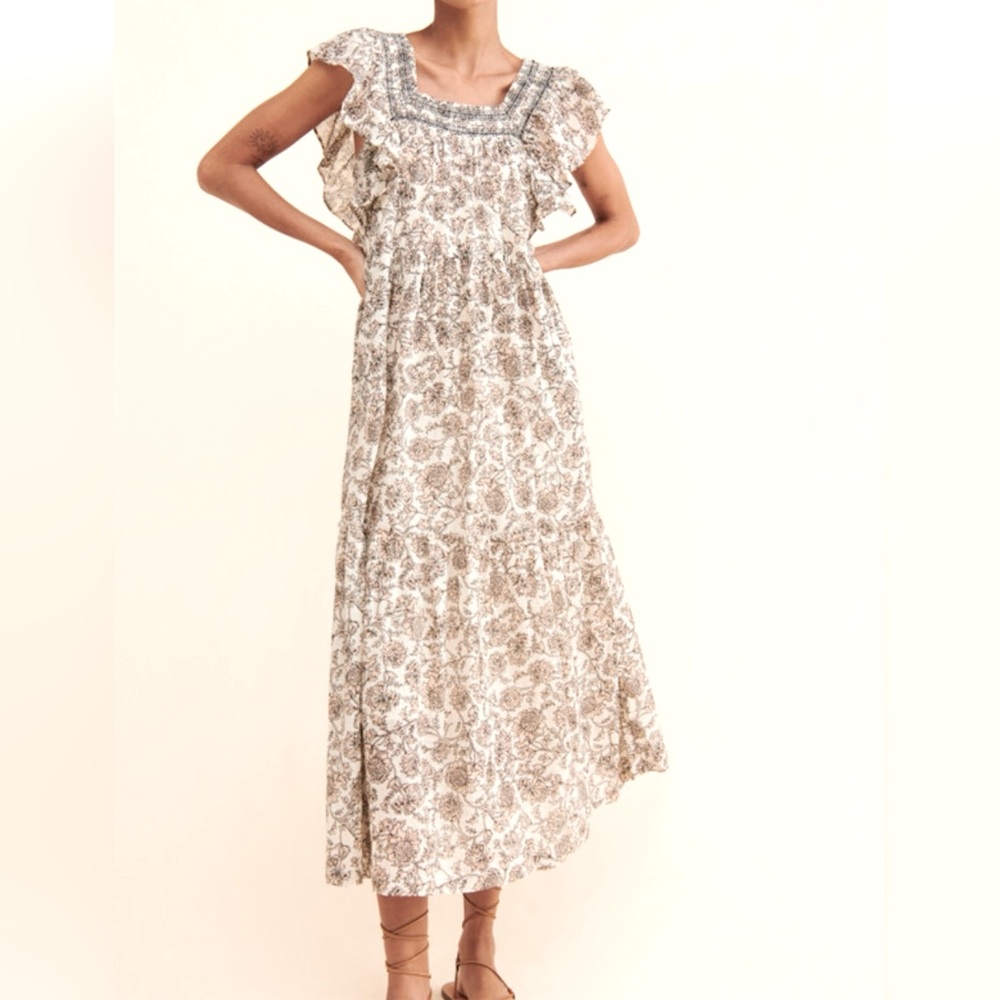 Free People Bonita Floral Midi Dress